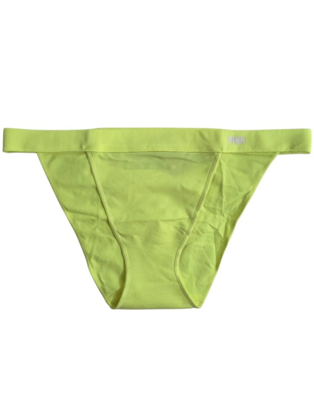 PINK Victoria’s Secret Sparkling Lime Seamless High-Leg Bikini - Retired